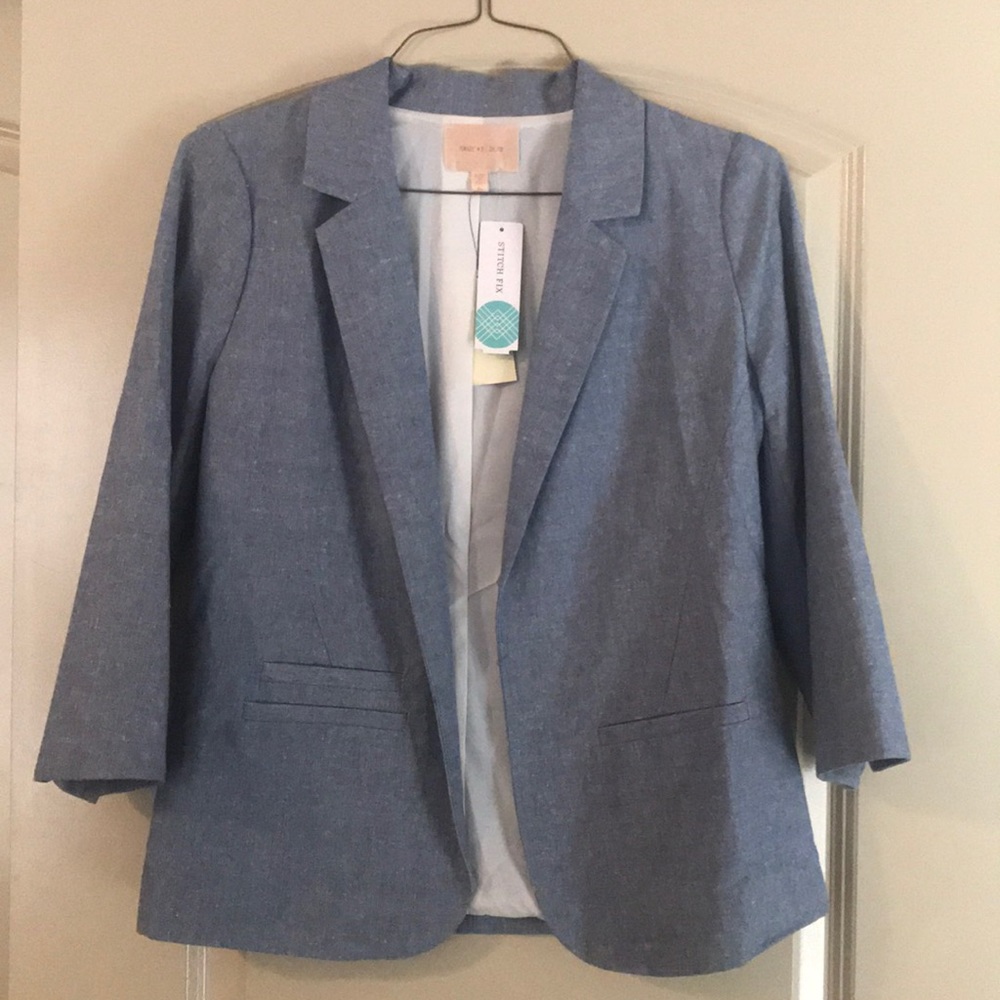 Light blue jacket